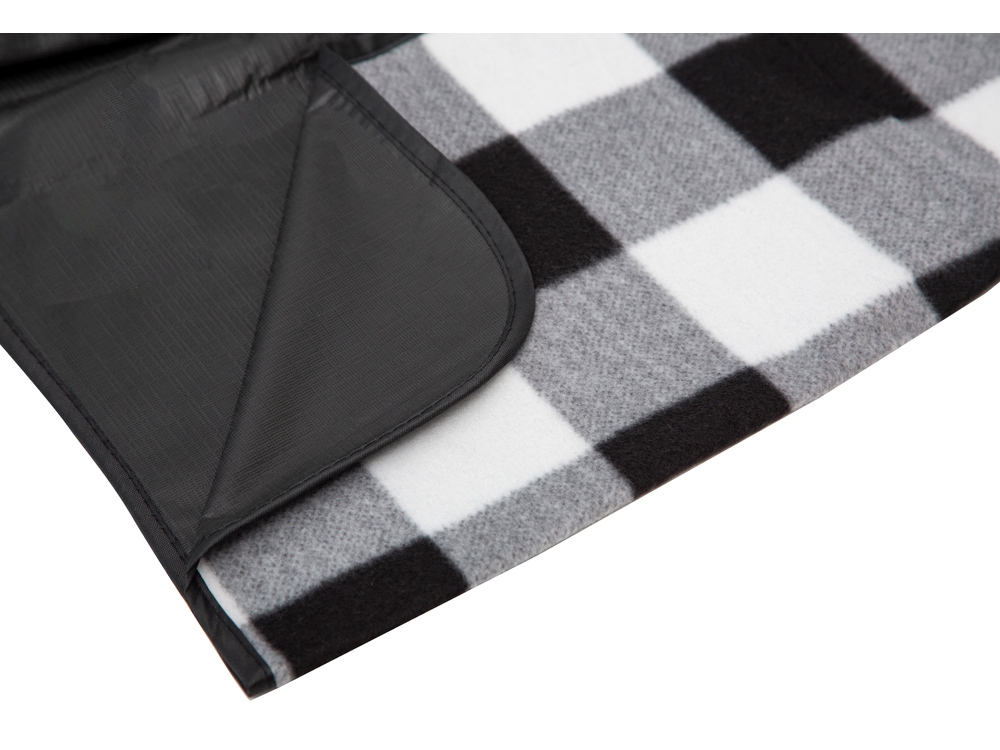 Плед для пикника Recreation, белый/черный-2