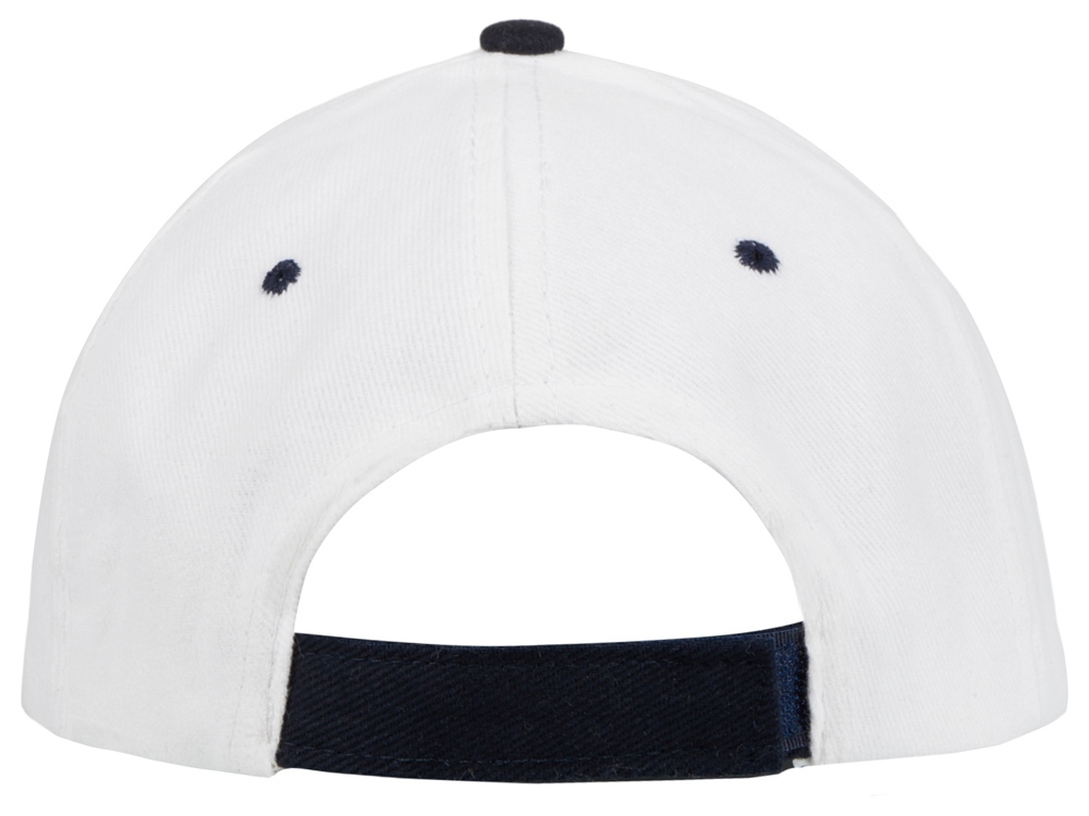 Бейсболка New Castle 6-ти панельная, белый/темно-синий-6