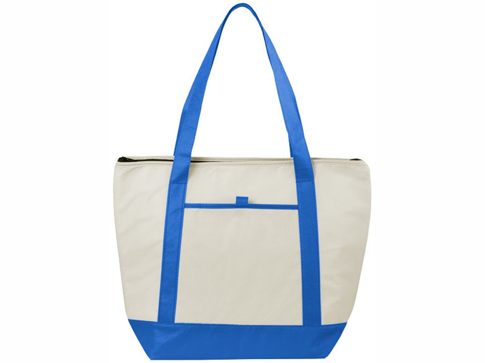 Сумка-холодильник Lighthouse, натуральный/синий-4