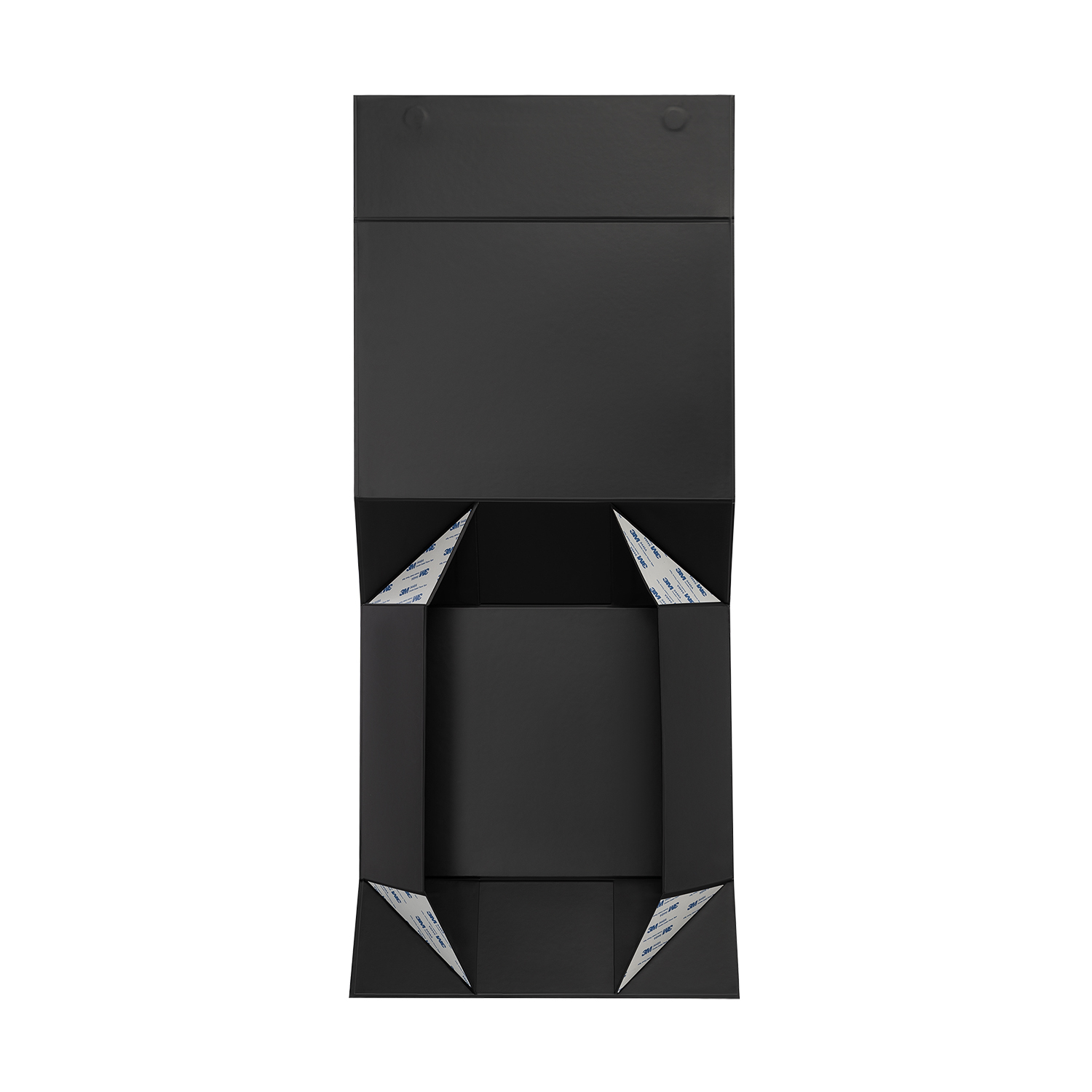 Подарочная коробка-трансформер средняя, черная-3