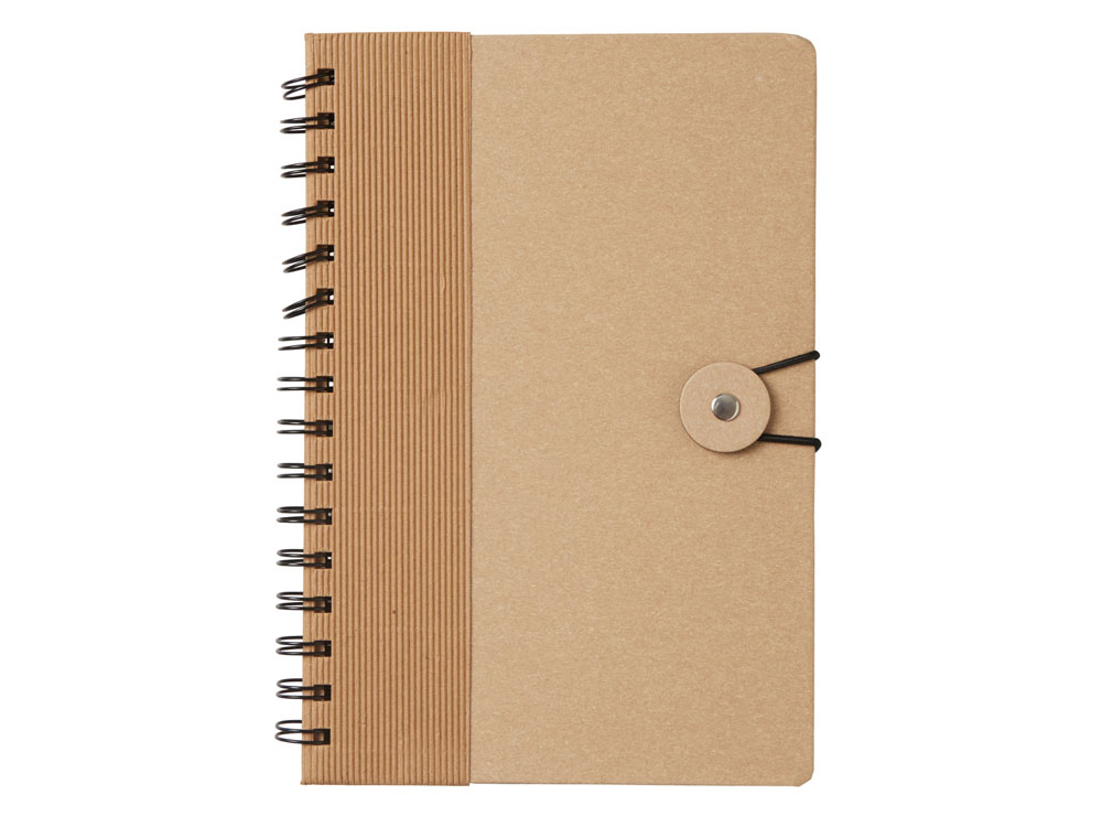 Крафтовый блокнот А5 в твердой обложке Saharan Cypress, 80 листов 70 гр/м2 бумаги, натуральный-1