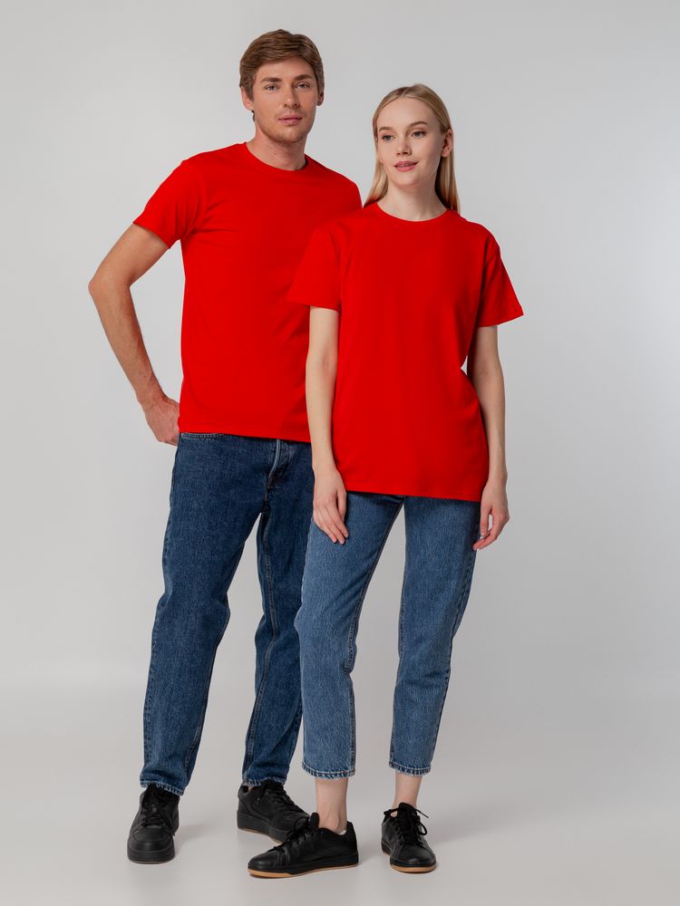 Футболка унисекс T-bolka 140, красная-9