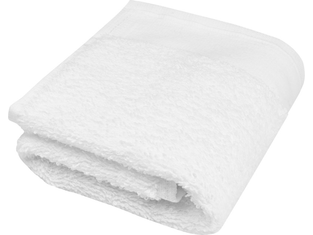 Хлопковое полотенце для ванной Chloe 30x50 см плотностью 550 г/м2, белый-0