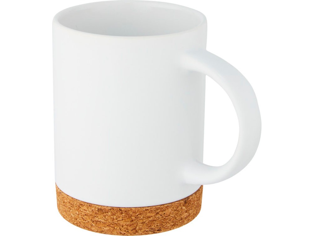 Neiva Керамическая кружка объемом 425 мл с пробковым основанием, белый-3