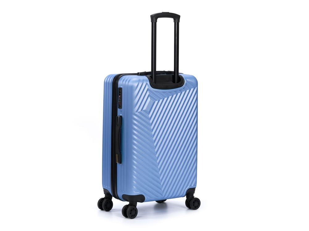 Чемодан TORBER Lama, синий, ABS-пластик, 43 х 25,5 х 67 см, 62 л-1