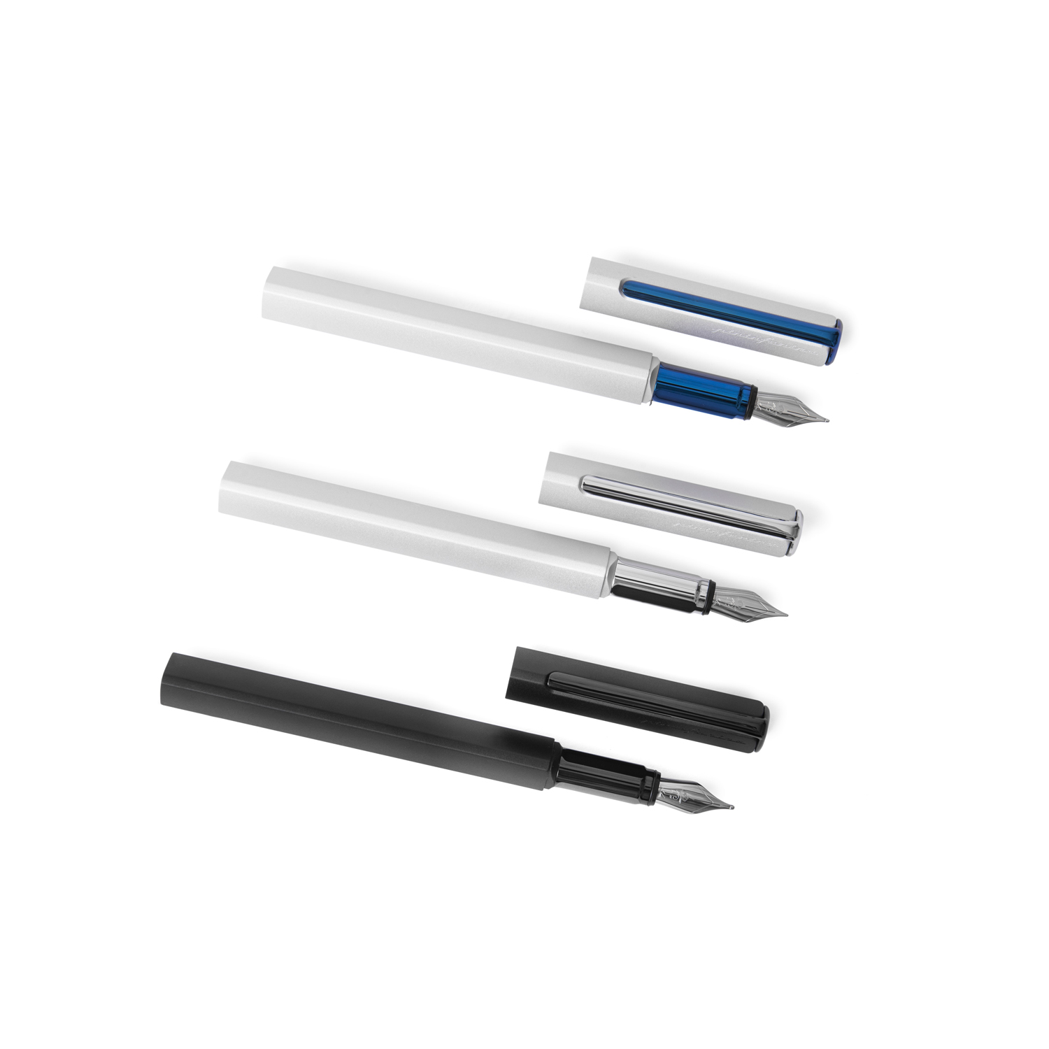 Перьевая ручка PININFARINA PF One SILVER /BLUE-9