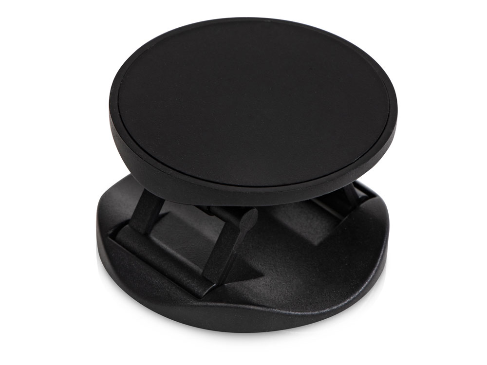 Держатель для телефона с отверстием для пальца Pop Flex, черный-0