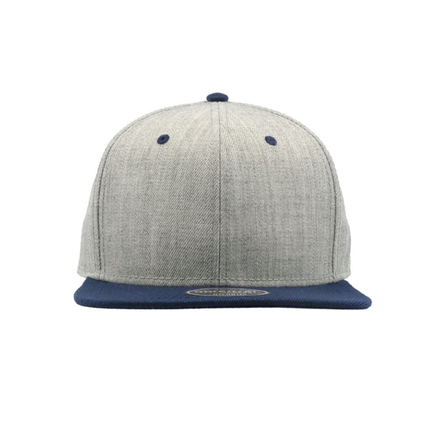 Бейсболка FADER, 6 клиньев, застежка ПВХ, темно-синий, серый-3