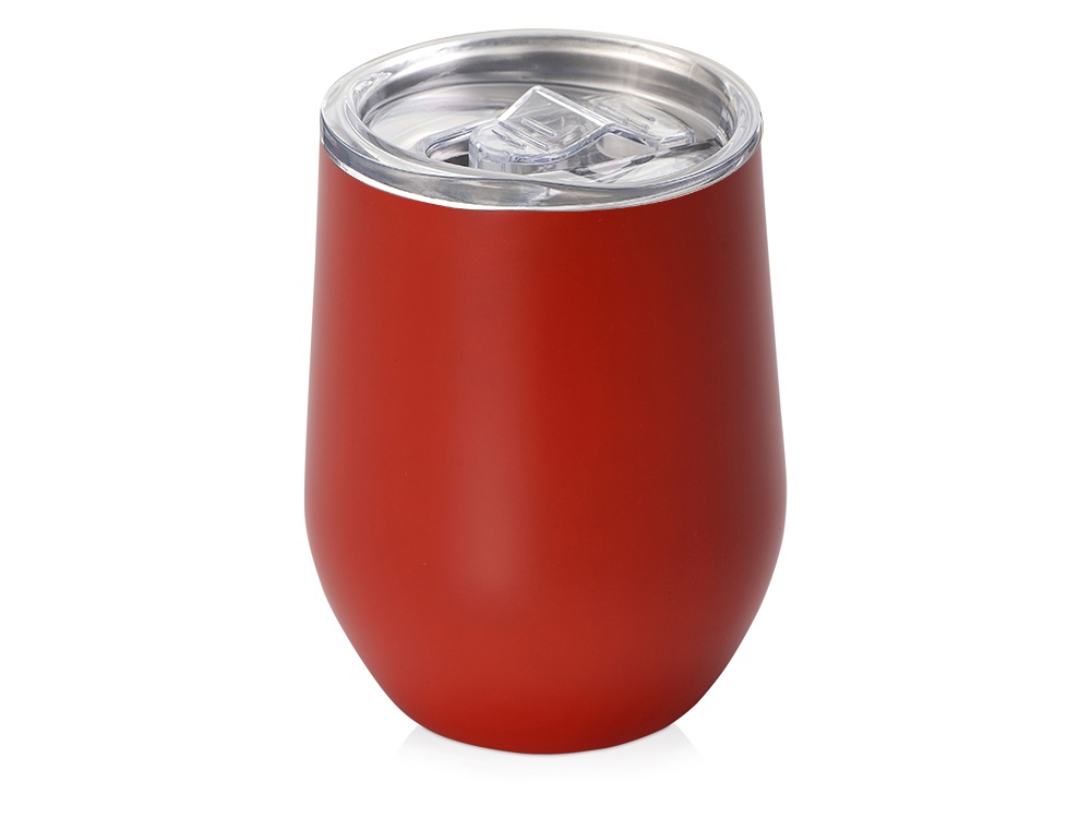 Подарочный набор c термокружкой, блокнотом, ручкой и свечкой, красный-7