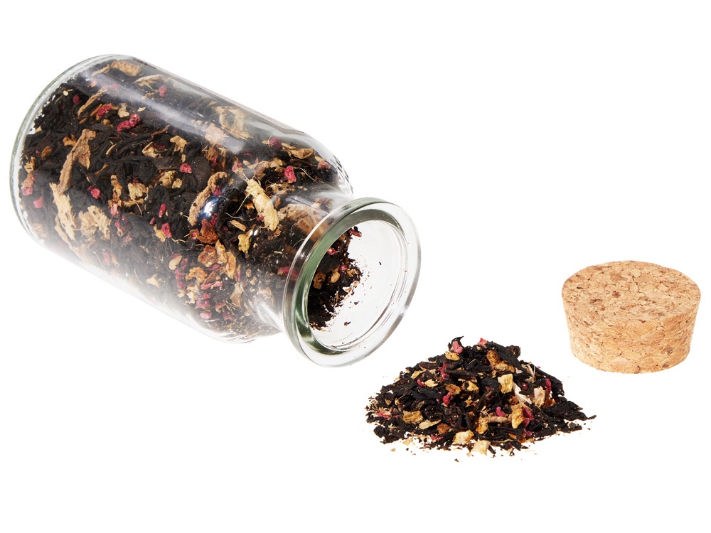 Сокочай чёрный Имбирь, Апельсин и Малина,  50 г.-1