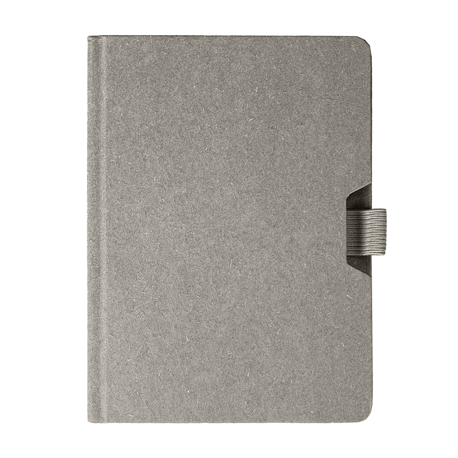 Блокнот MEMO, размер 130*170 мм, серый, блок в клетку, серый-1