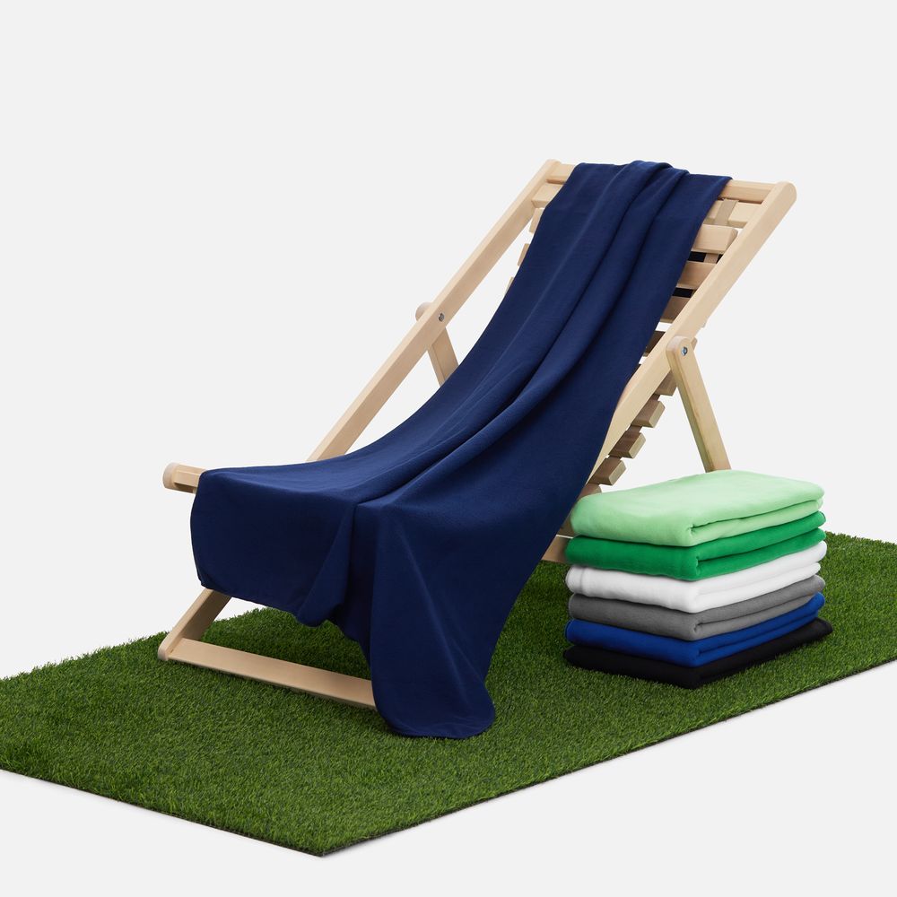 Флисовый плед Warm&Peace XL, синий-3