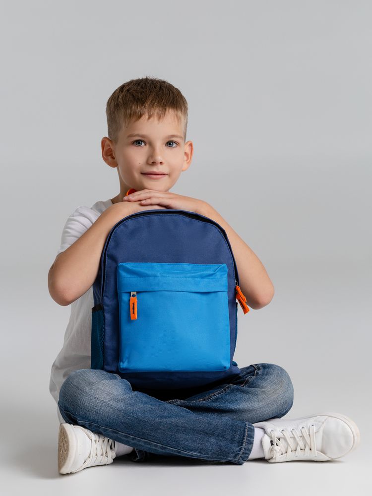 Рюкзак детский Kiddo, синий с голубым-4
