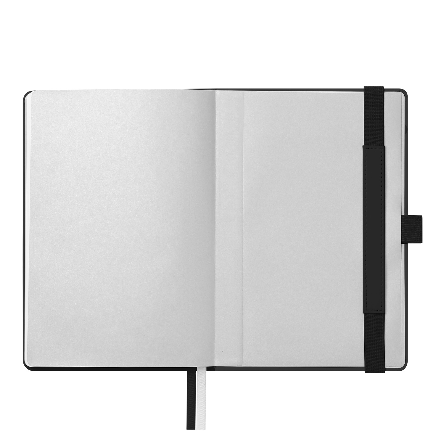 Ежедневник Galaxy недатированный, жесткая обложка, срез голограф. фольга, черный-3