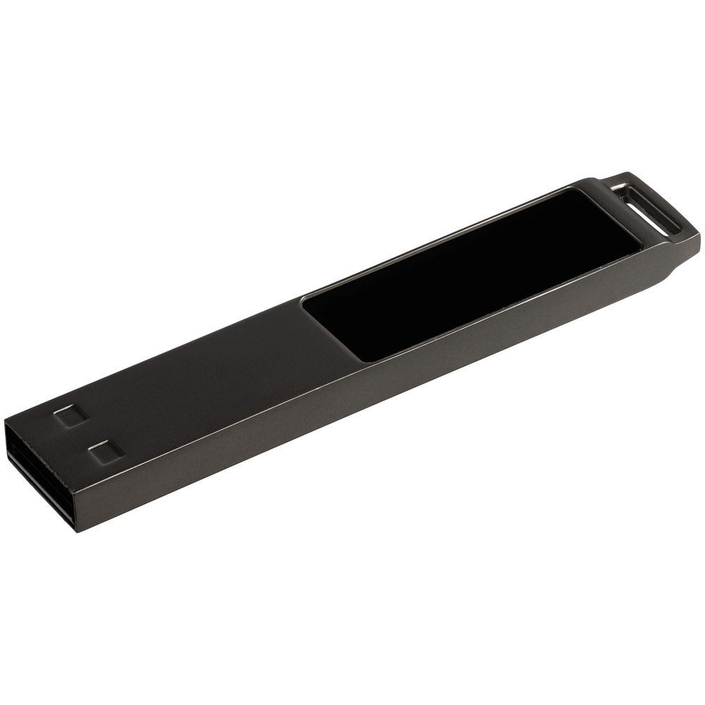 Флешка markBright Black с зеленой подсветкой, 32 Гб-0