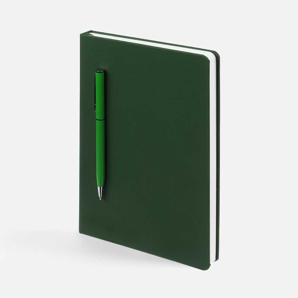 Ежедневник Magnet Shall, недатированный, зеленый-1