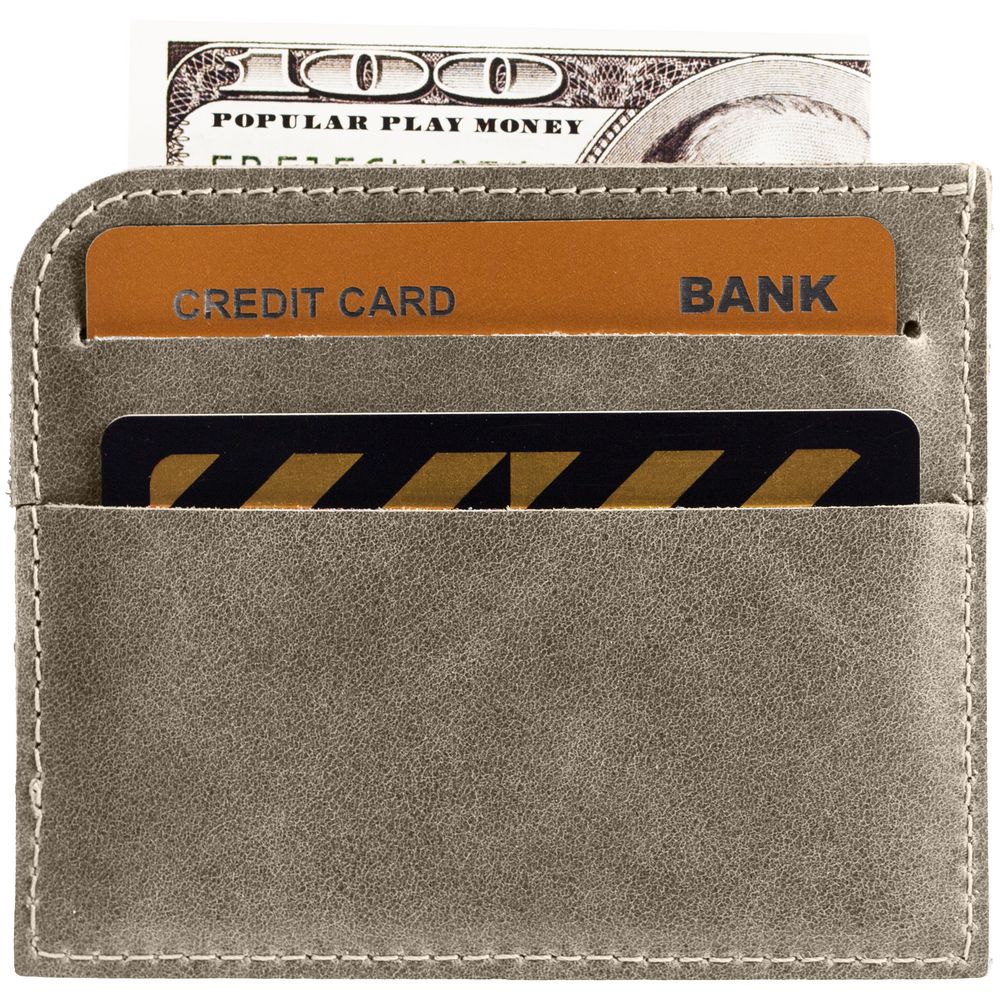 Чехол для карточек Apache, серый-3