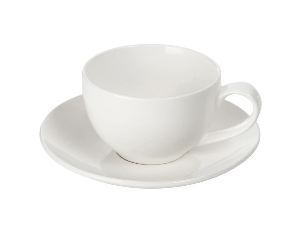 Кофейная пара классической формы Ristretto, 90мл, белый-0