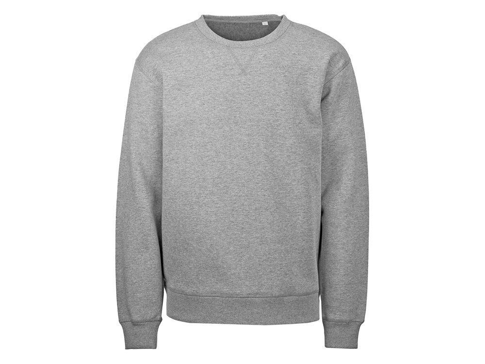 Свитшот оверсайз Lisbon унисекс, серый меланж-9