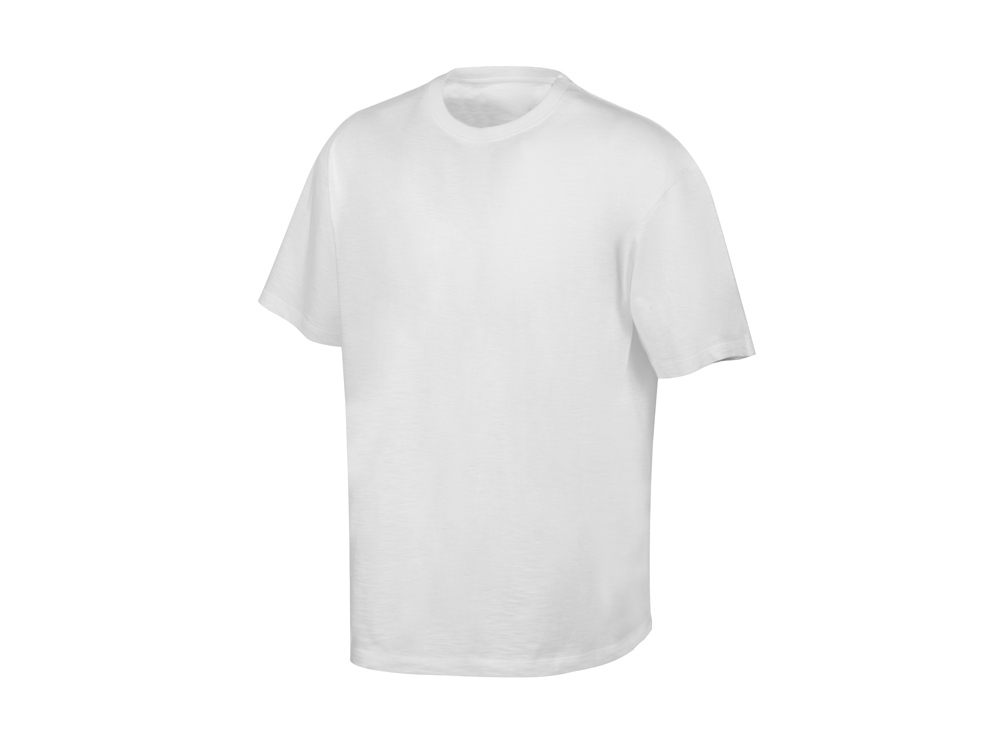 Футболка из джерси с протяжками Portofino унисекс, белый-6