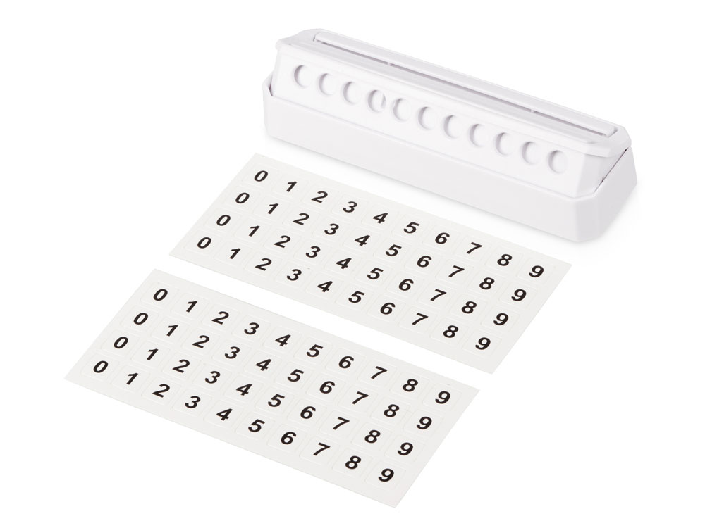 Табличка Tempark с номером телефона для временной парковки, белый-1