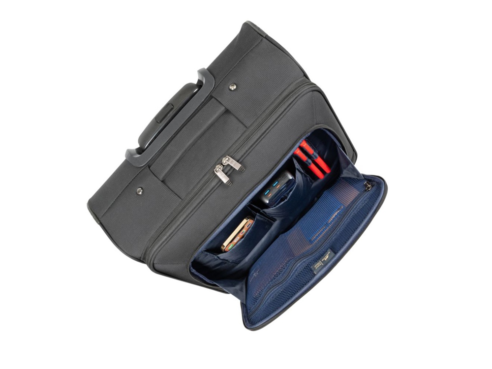 RIVACASE 8481 black ECO бизнес кейс на 4-х колесах 20 / 2-10