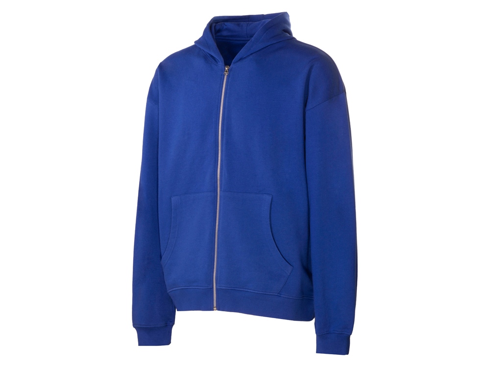 Толстовка оверсайз с капюшоном на молнии Monaco, синий классический-9