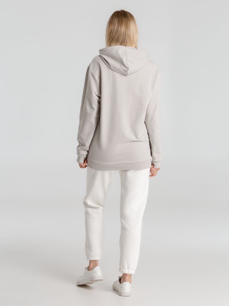 Толстовка с капюшоном унисекс Hoodie, дымчато-серая-9