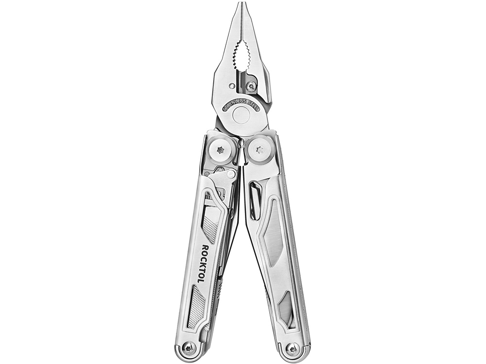 Мультитул Rocktol 29 в 1 со сменными резцами и пилой, нержавеющая сталь, нейлоновый чехол-4