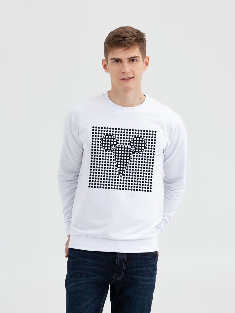 Свитшот Optical Mouse, белый-1