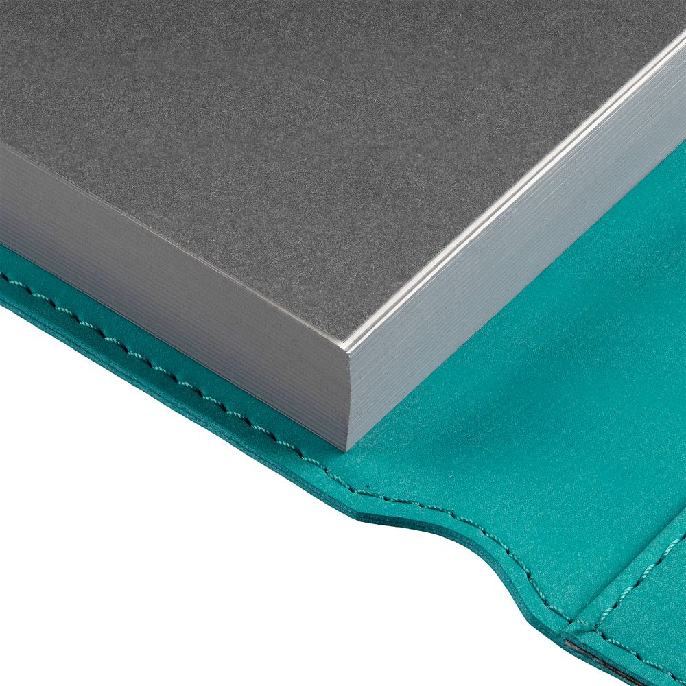 Ежедневник Grace на заказ, недатированный, бирюзовый-4