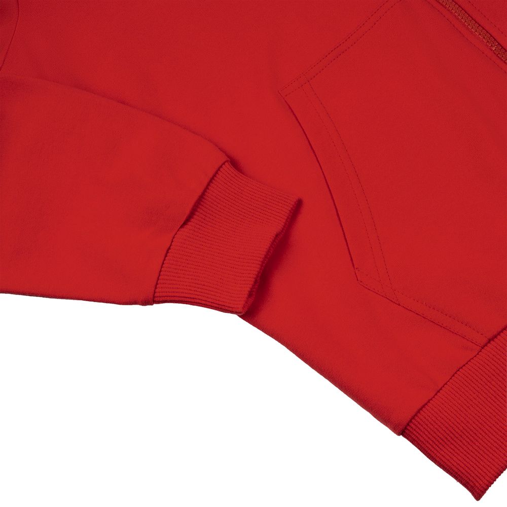 Толстовка на молнии с капюшоном Siverga 2.0, красная-3