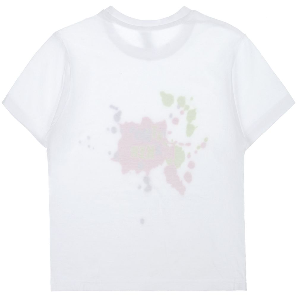 Футболка детская «Пятно Maker», белая-1