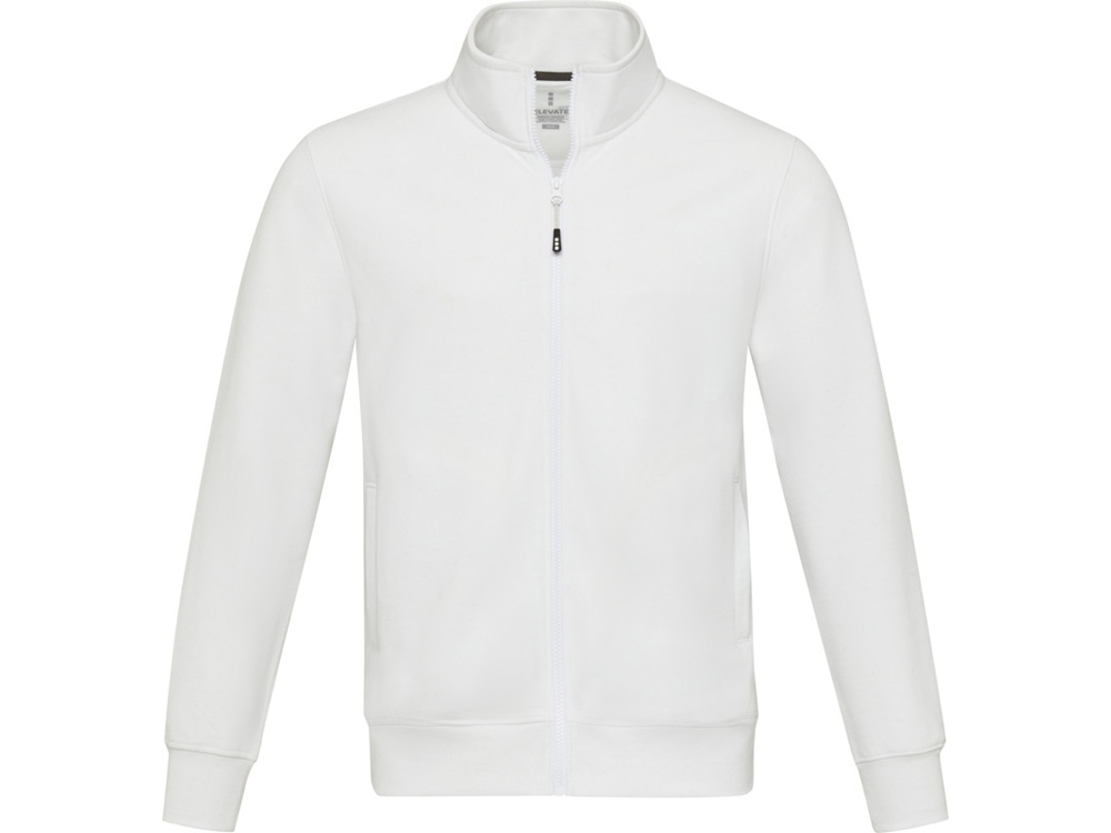 Galena унисекс-свитер с полноразмерной молнией из переработанных материалов Aware™  - Белый-1
