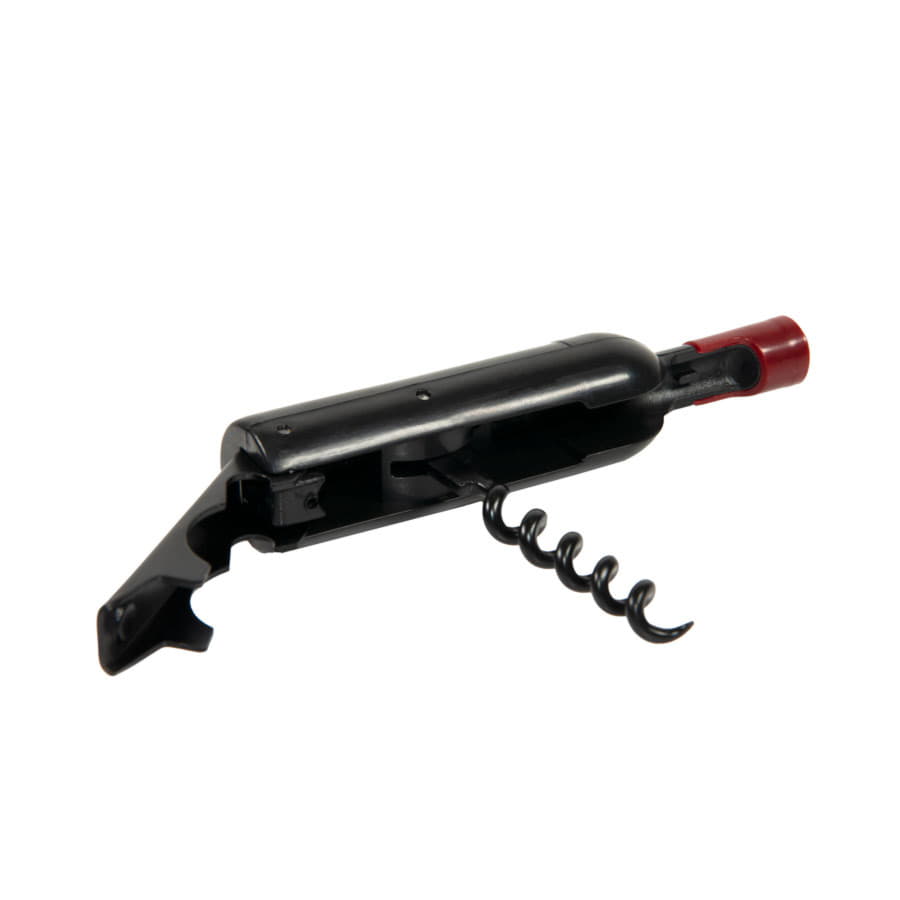 Штопор с открывалкой  "Сомелье", черный-1