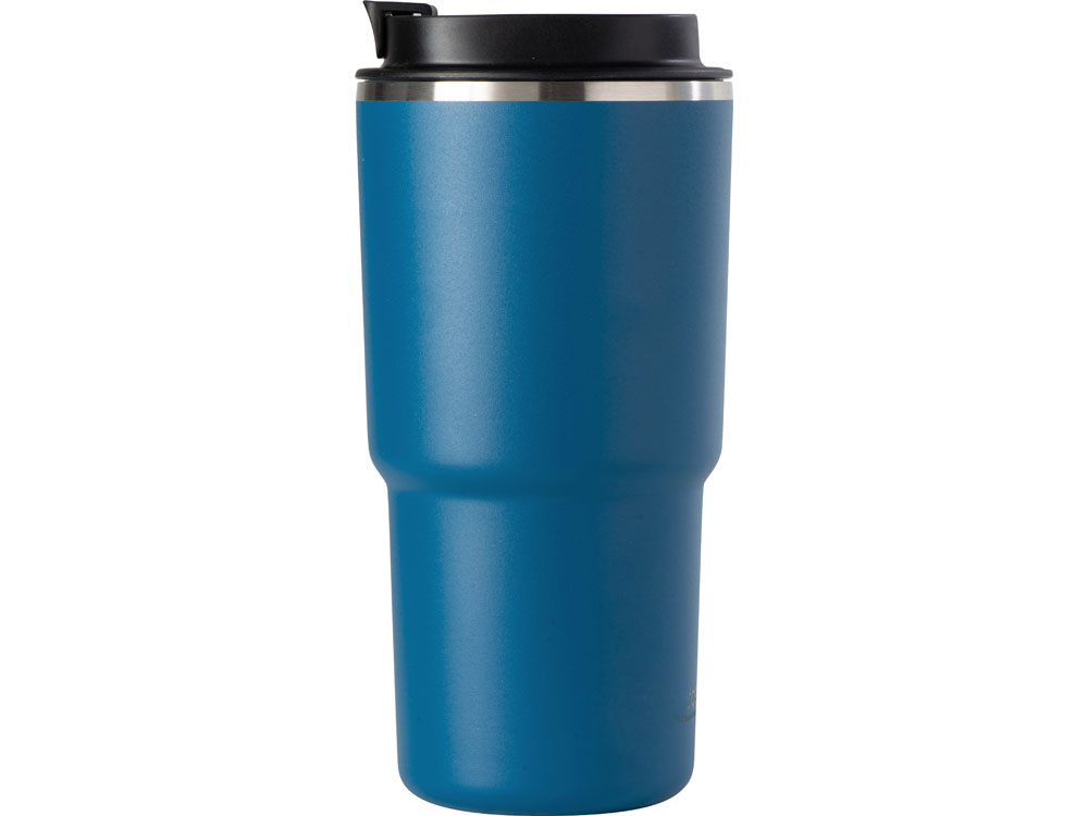 Вакуумная термокружка с  керамическим покрытием Pick-Up, 650 мл, синий-5
