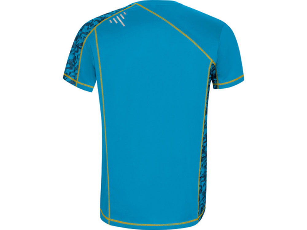 Спортивная футболка Sochi мужская, принтованный бирюзовый-1