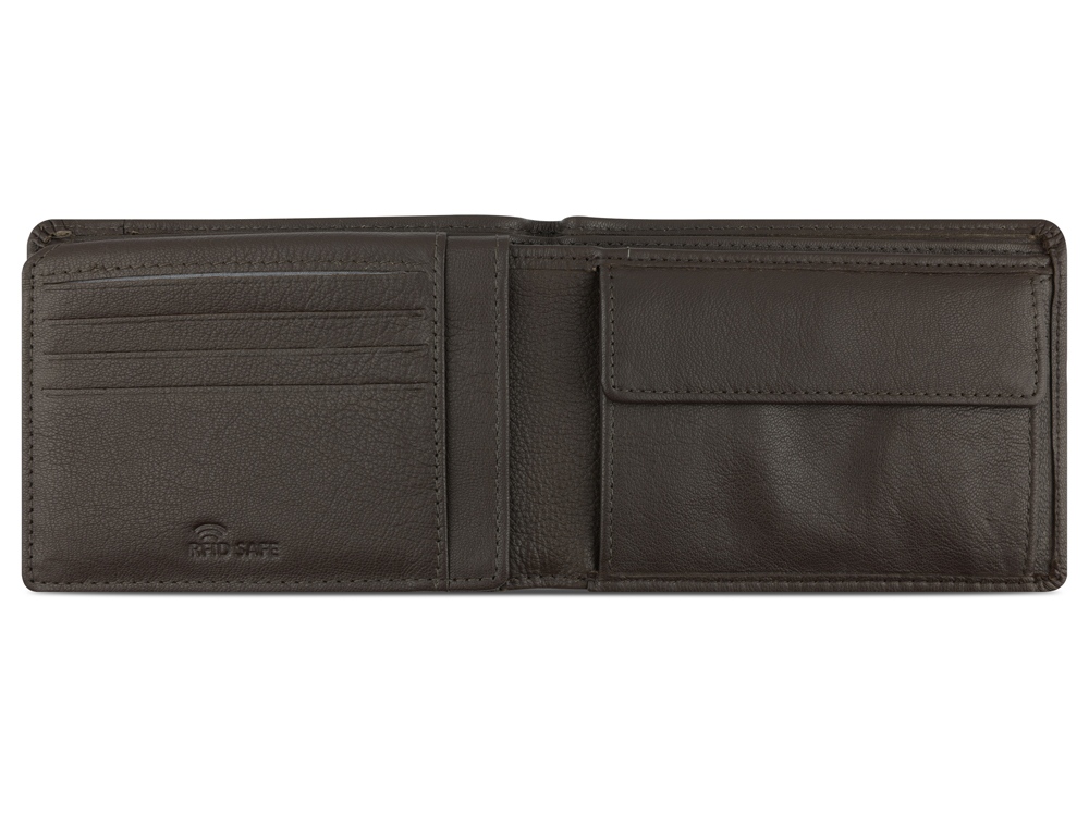 Портмоне BUGATTI БАНДА | BANDA, с защитой данных RFID, коричневое, кожа/полиэстер, 12,5х2х9 см-2