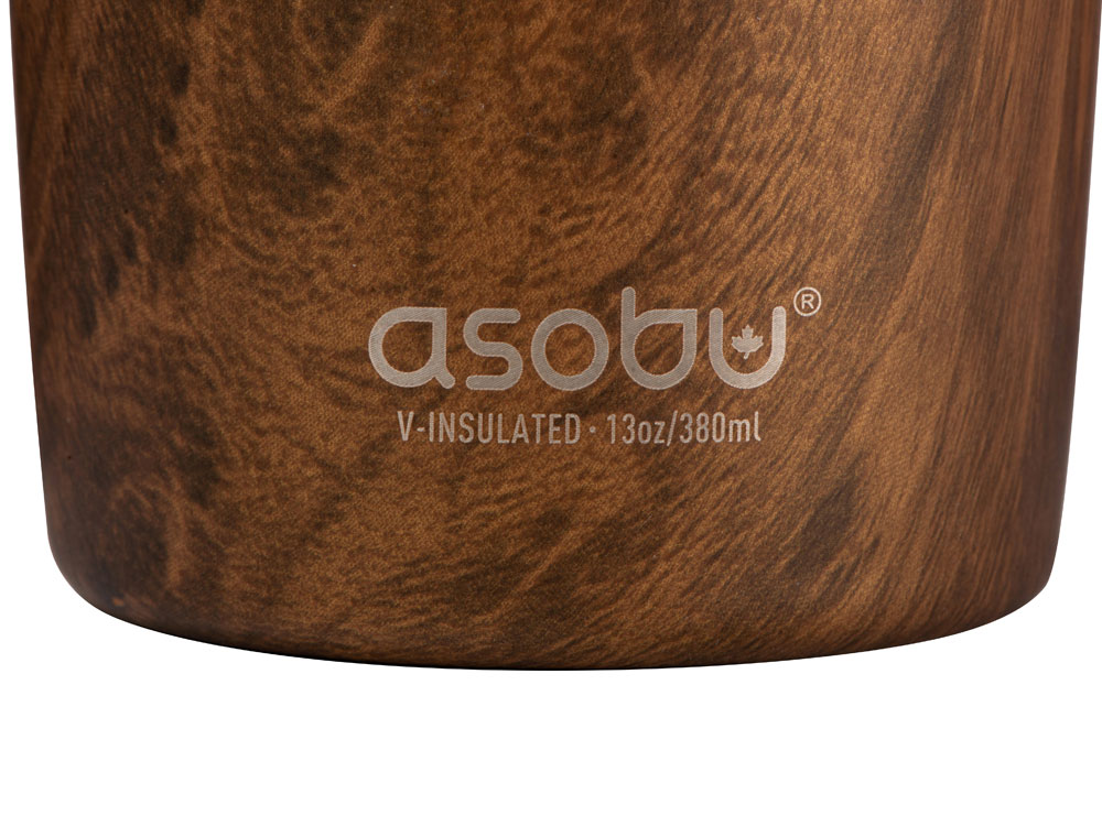 Термокружка CAFe COMPACT, 380 мл, wood-11