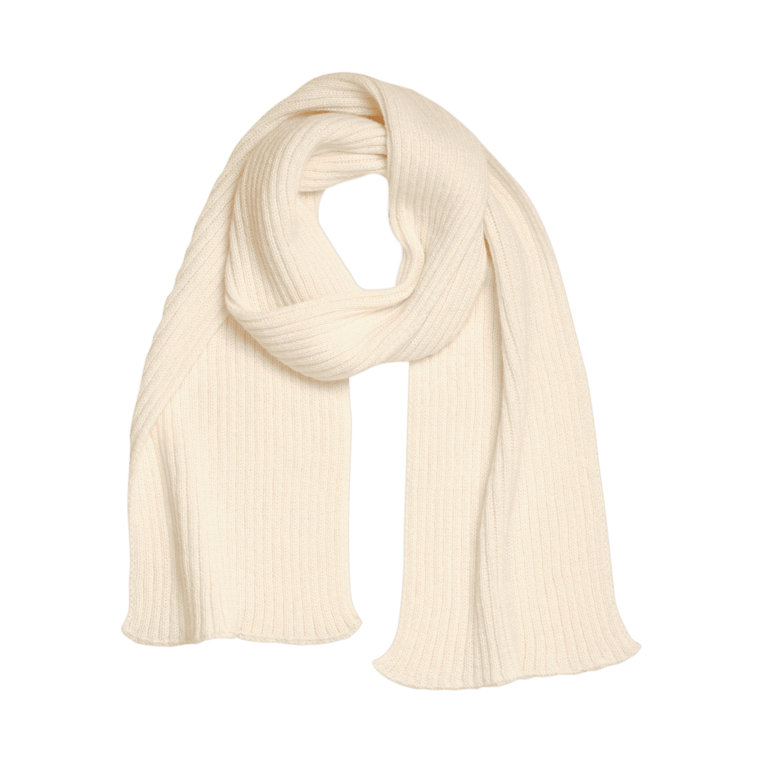 Шарф Forges вязаный, бежевый-4