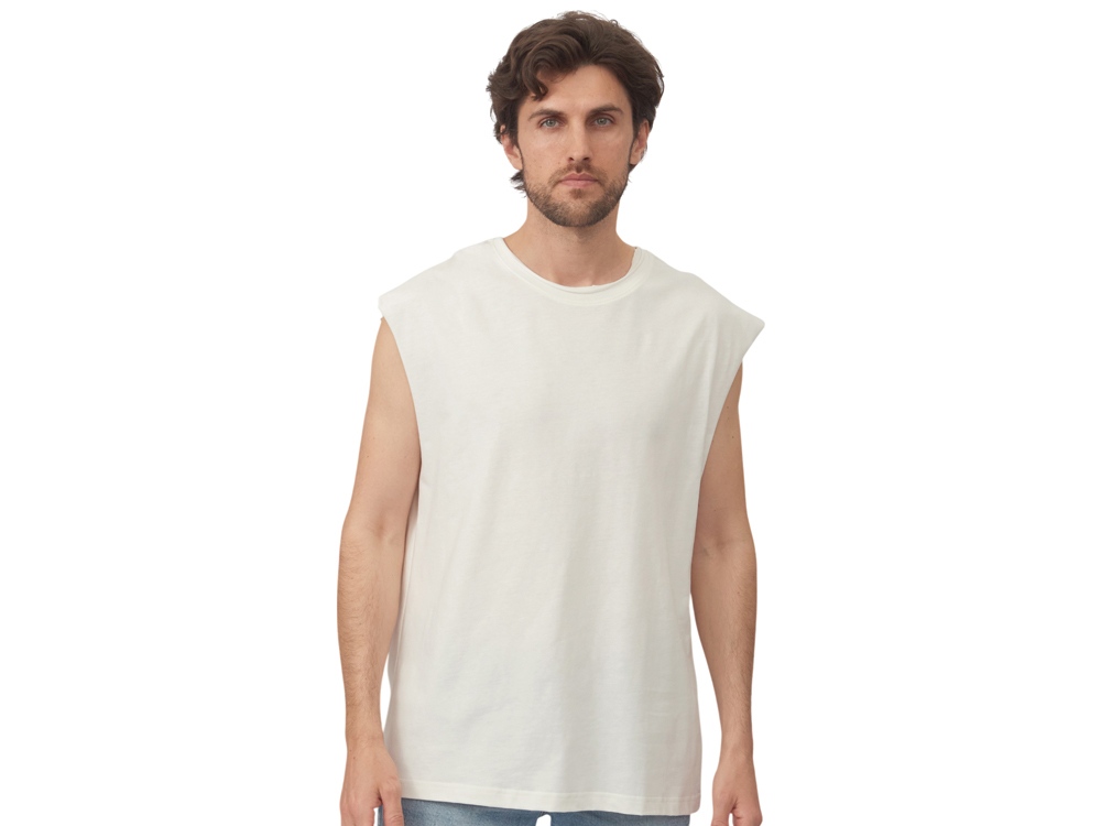 Майка оверсайз Berlin, унисекс, молочный-1