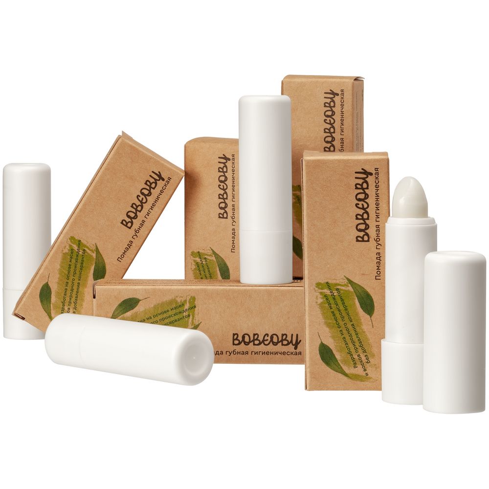 Гигиеническая помада Bobeoby, белая-1