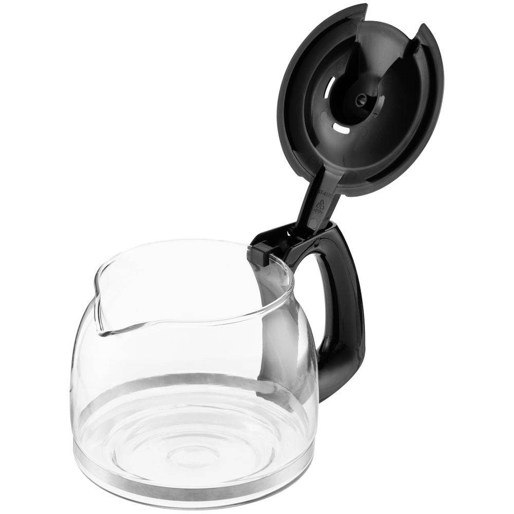 Электрическая кофеварка DayDriver, черно-серебристая-3