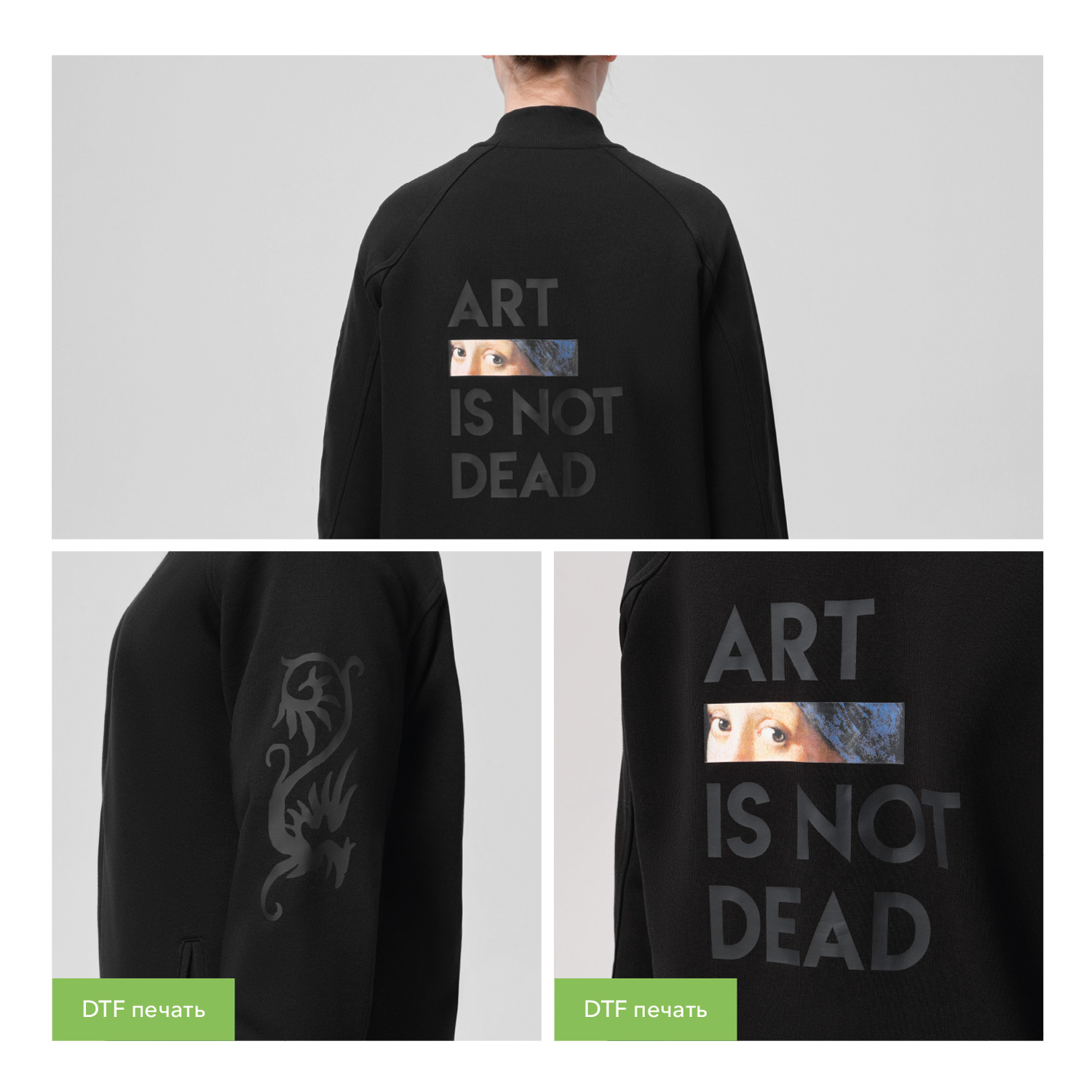 Толстовка на молнии, унисекс TORRES черная-10