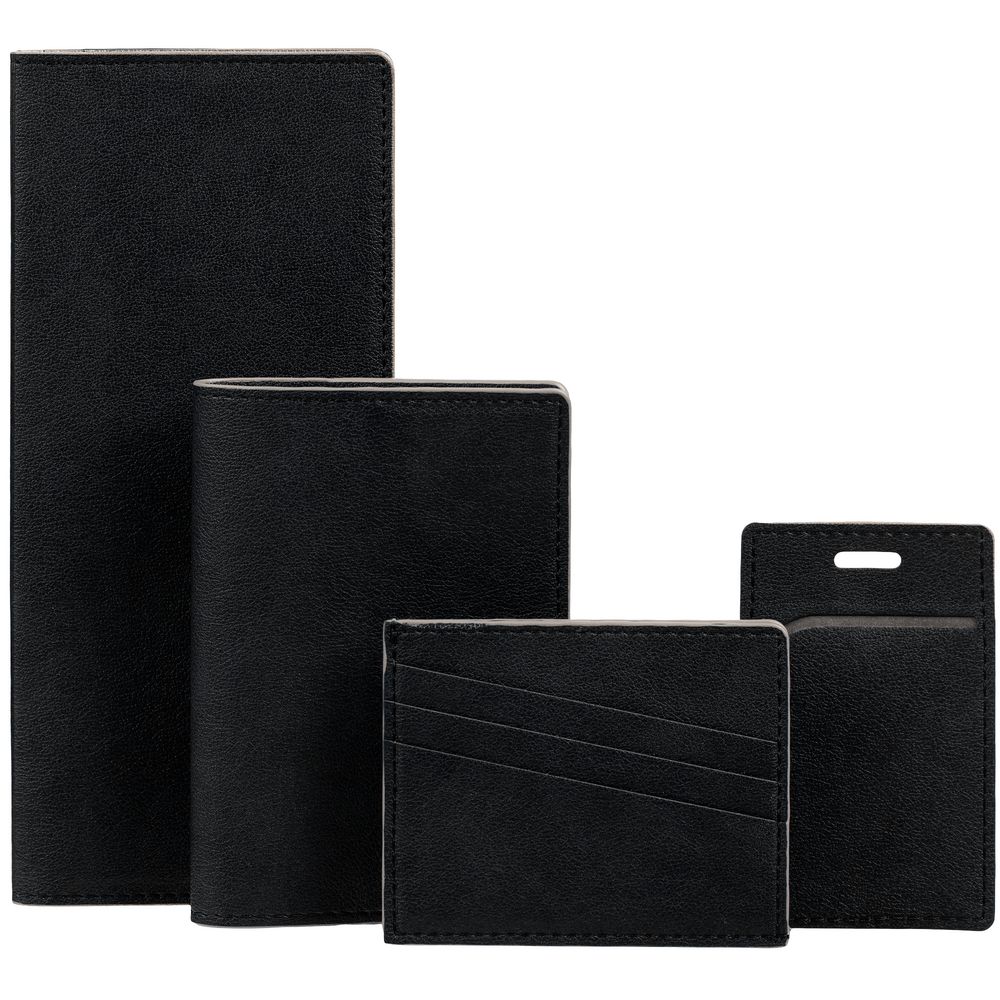 Чехол для карточек Petrus, черный-6