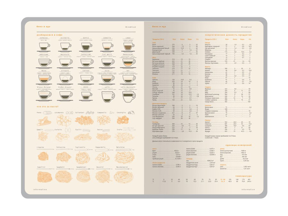 Ежедневник недатированный А5 Boston, черный (оранжевый обрез)-8