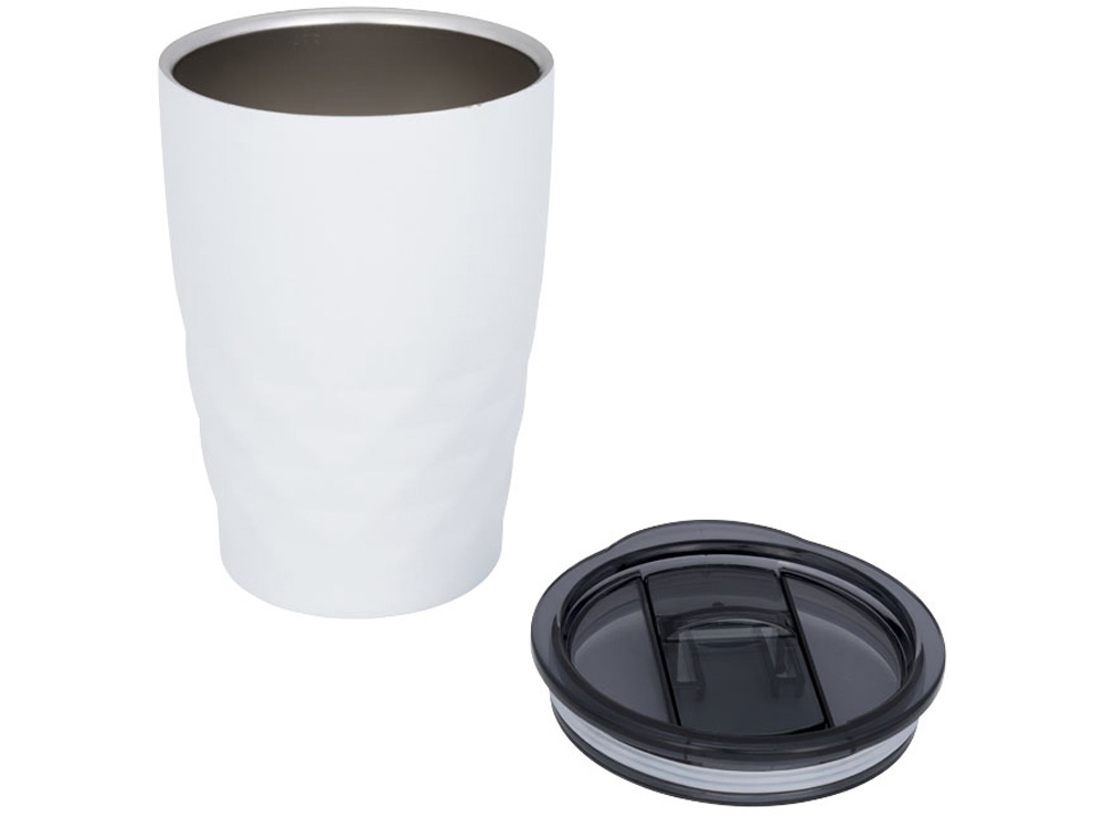 Кружка Geo с вакуумной изоляцией, белый/черный-1