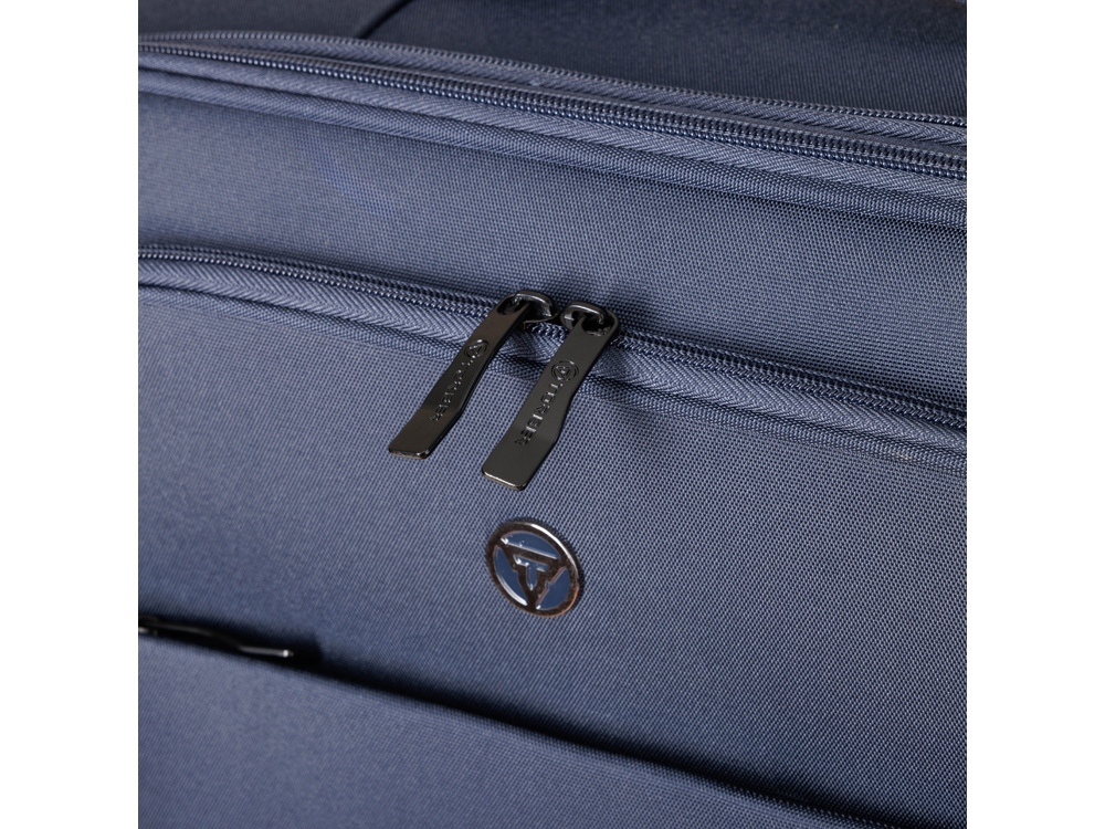 Чемодан TORBER Brosno, синий, нейлон 600D, 48 х 30 х 78 см, 85 л-5