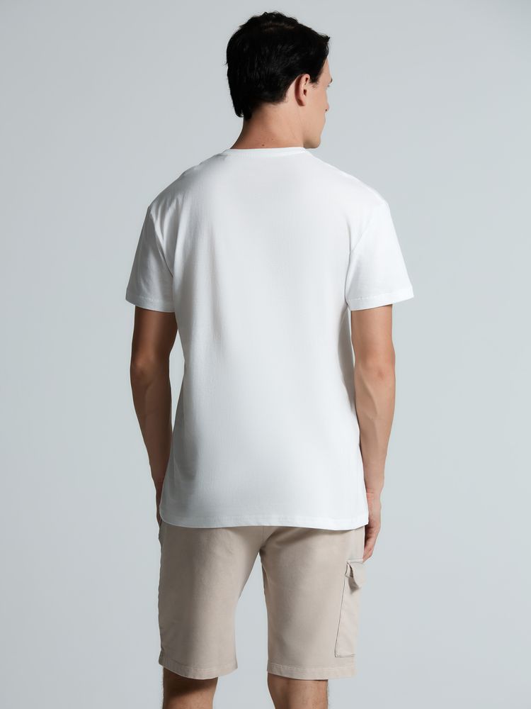 Футболка унисекс T-Bolka 140, белая (белоснежная)-5