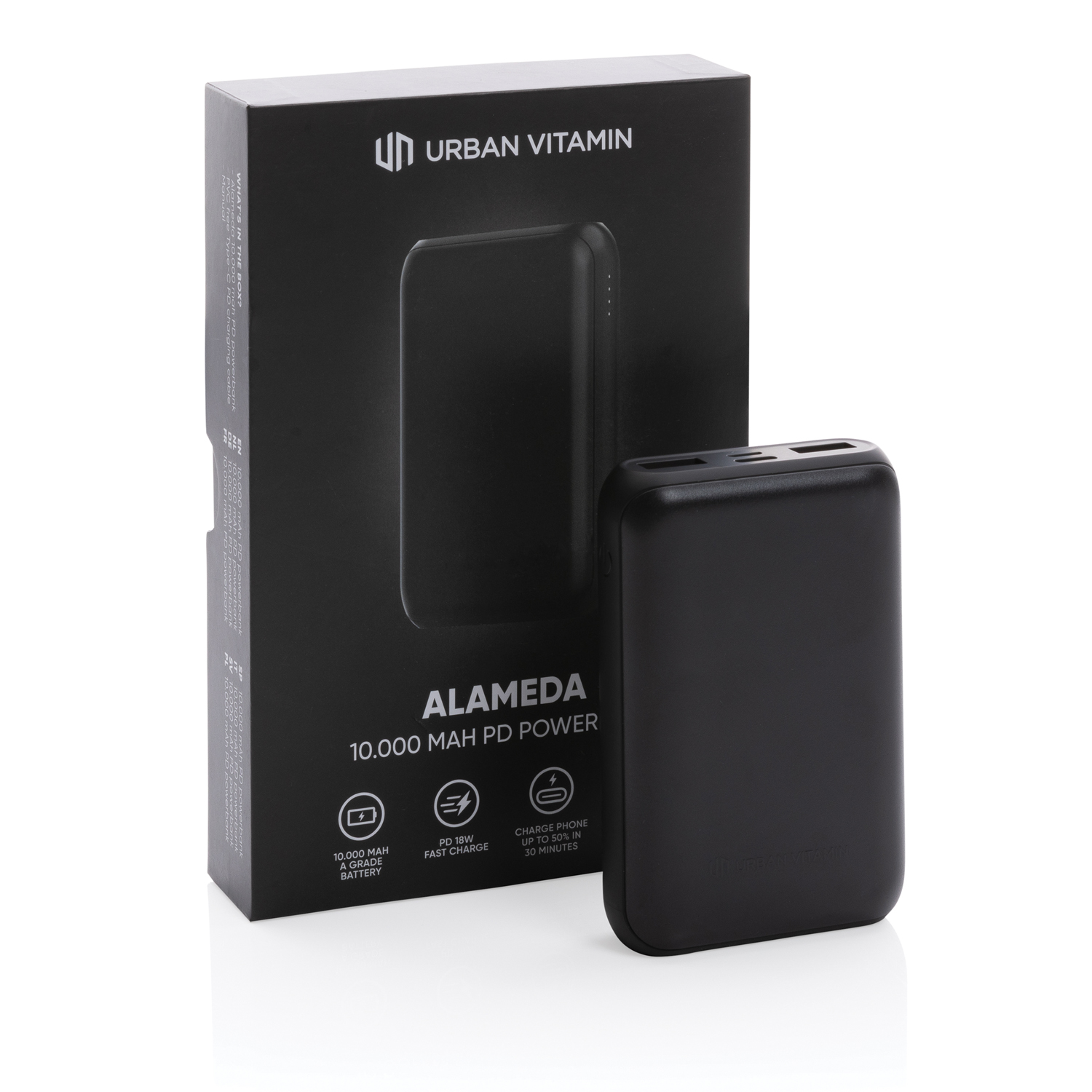 Внешний аккумулятор Urban Vitamin Alameda с быстрой зарядкой PD, 18 Вт, 10000 мАч-1
